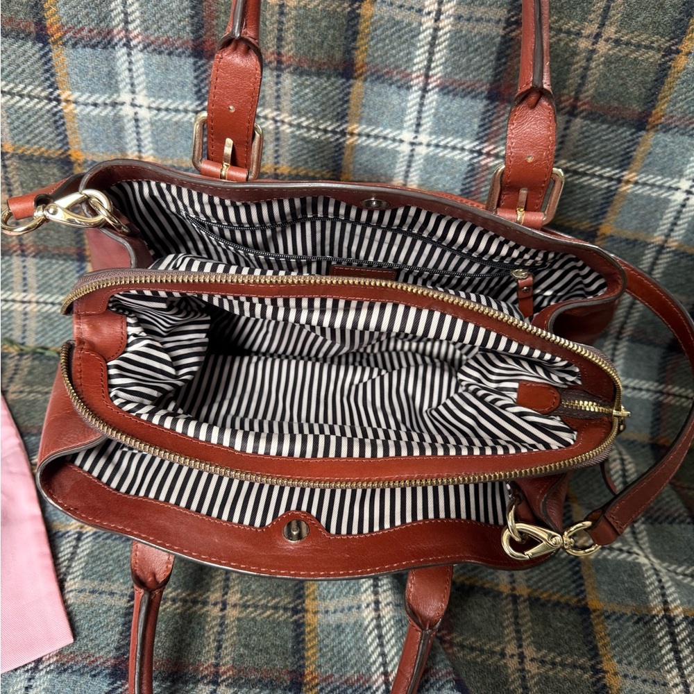 kate spade Leather Satchel Bag in Warm Brown - Picture 6 of 7